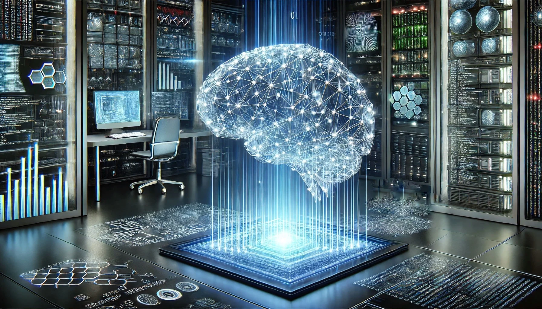 Training AI models on company's data sets to improve AI predictive analysis capabilities