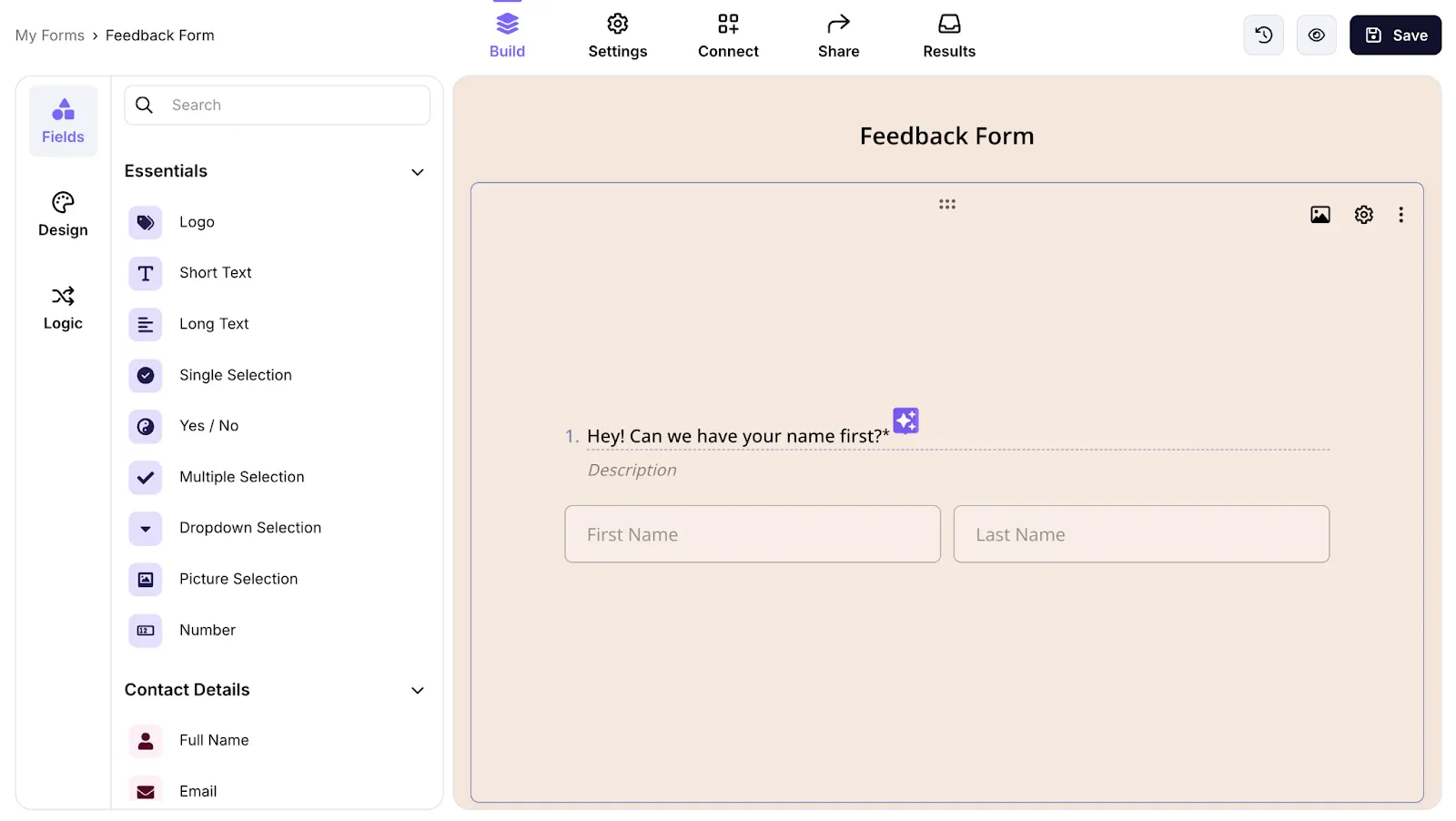 forms.app can be connected to HubSpot to send data and leads into the CRM