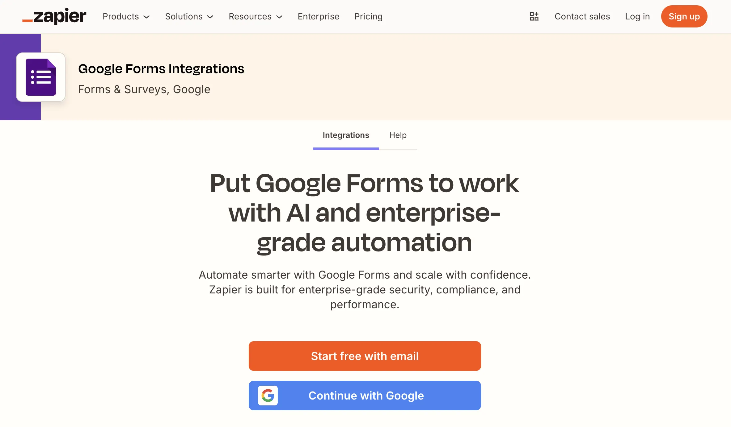 Connecting Google Forms to Zapier to send form responses to tools like Notion or HubSpot