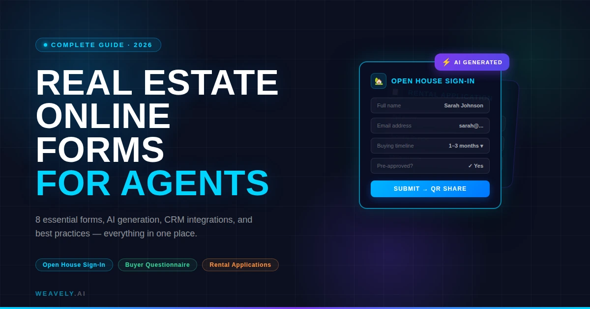 The complete guide to real estate online forms for agents (2026)