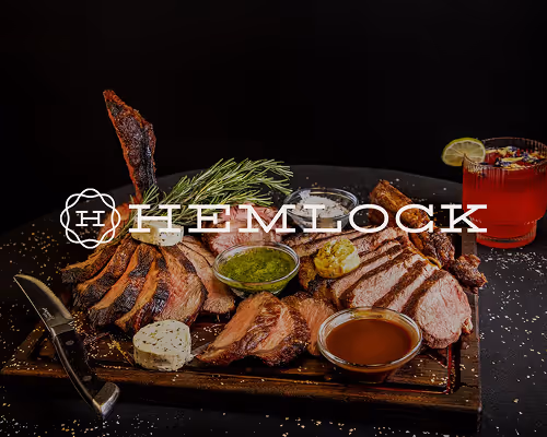 Steak and sides from Hemlock Boise steakhouse.