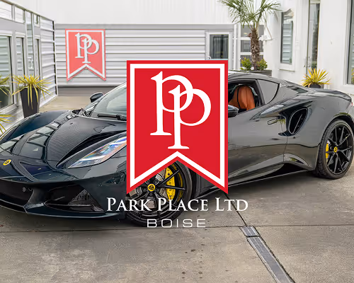 Exotic sports car at Park Place LTD Boise showroom.