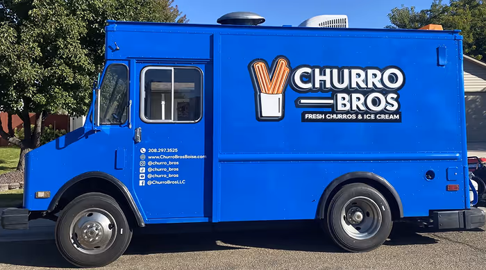 With Honey coffee trailer serving specialty coffee at Idaho Air & Coffee.