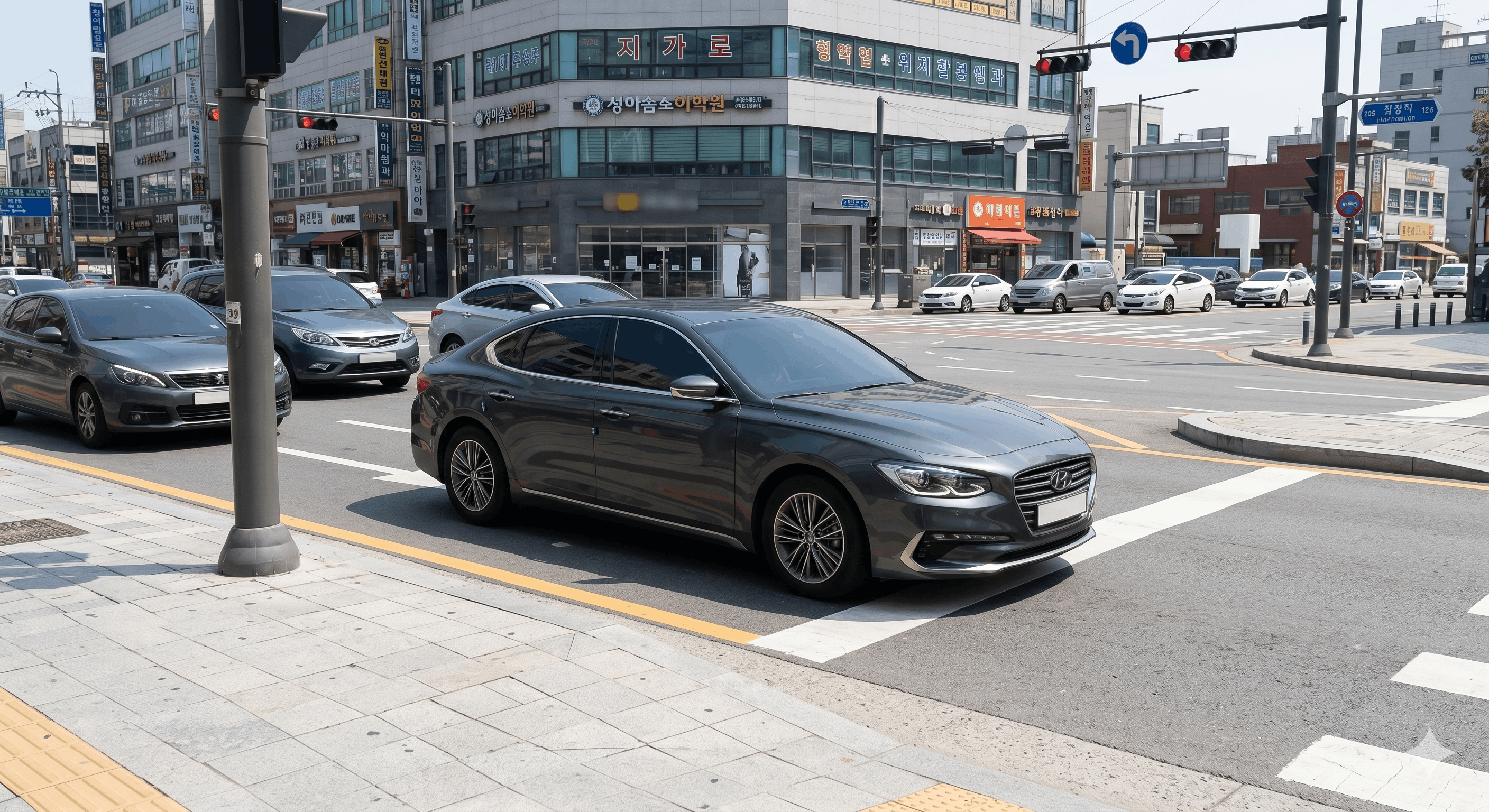 Parkit förklarar de vanligaste missförstånden kring hur man får parkera vid en korsning