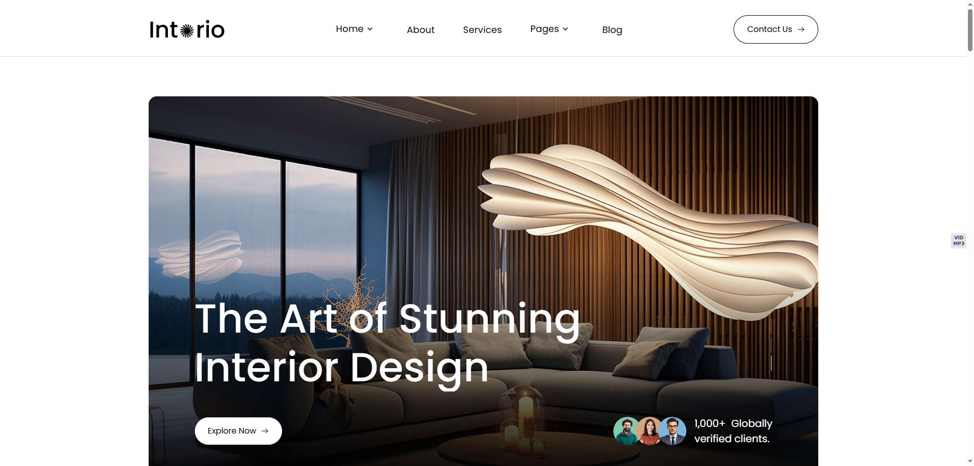 Intorio — Kurumsal Webflow örneği