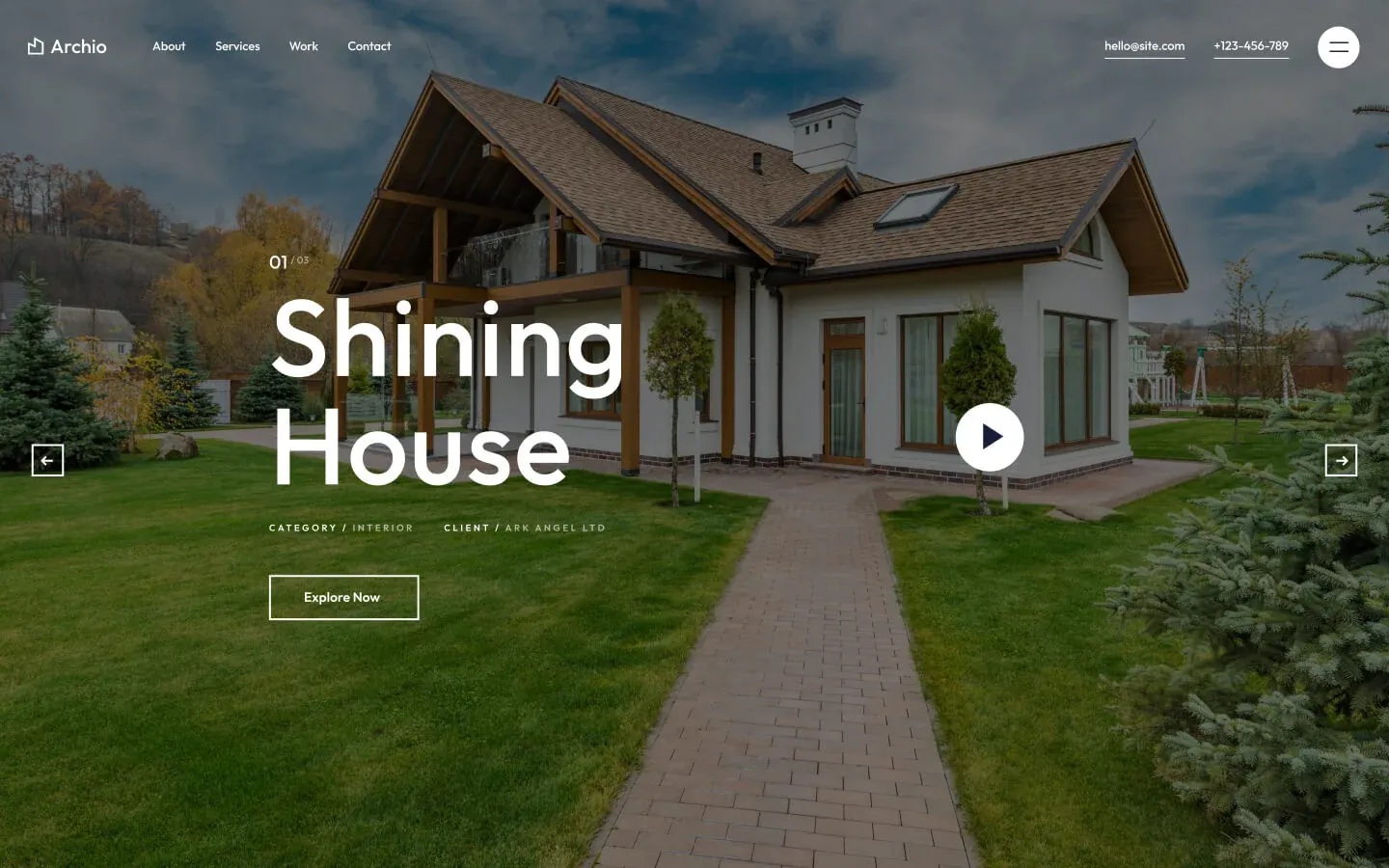 Archio — Kurumsal Webflow örneği