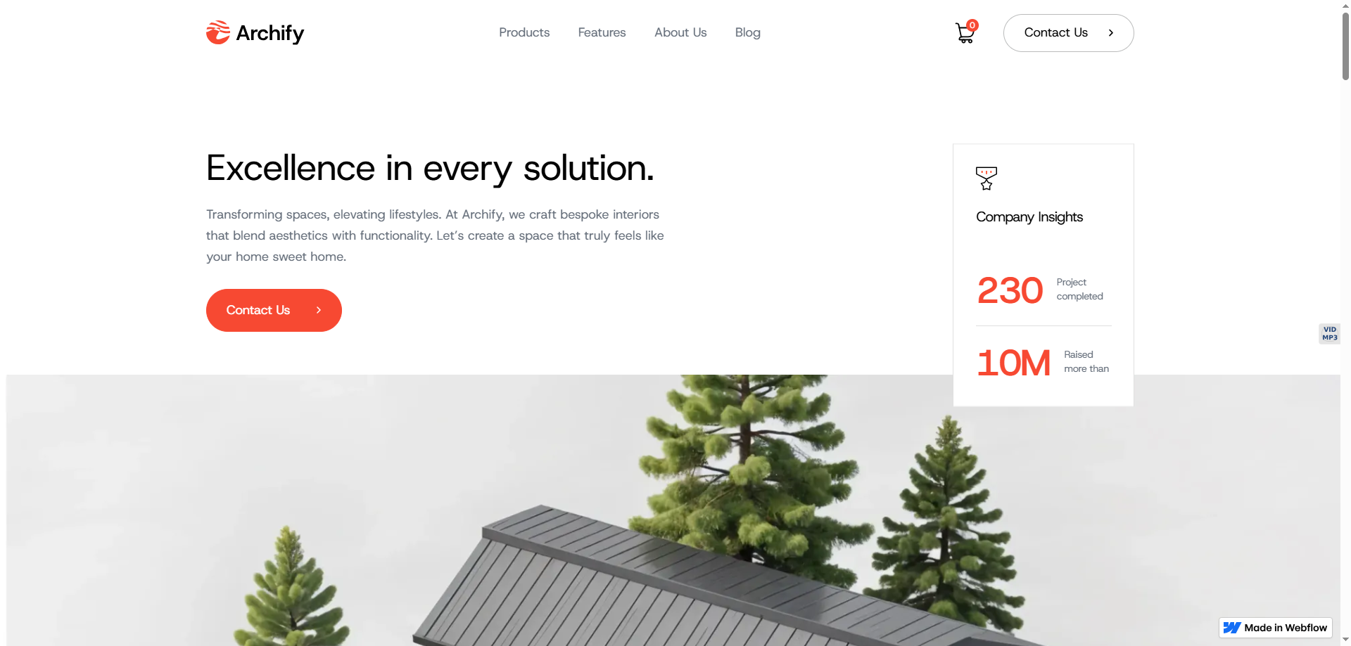 Archify — Kurumsal Webflow örneği
