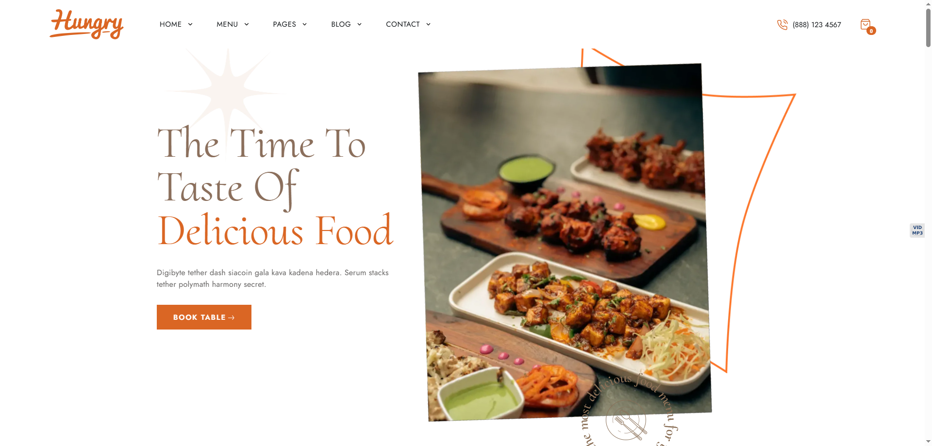 Hungry — Kurumsal Webflow örneği