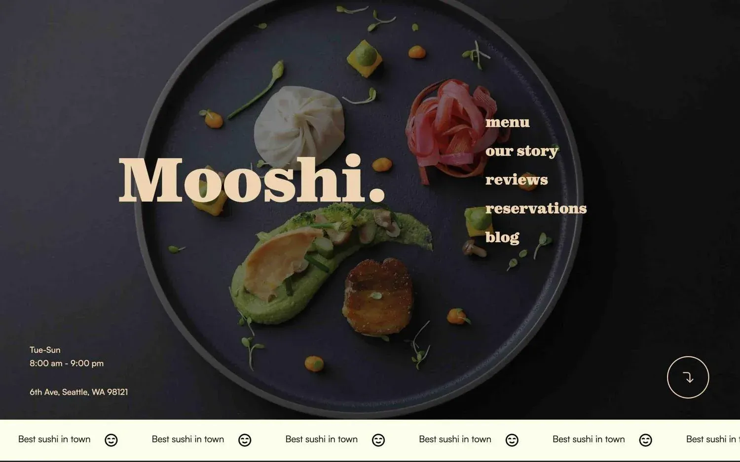 Mooshi — Kurumsal Webflow örneği