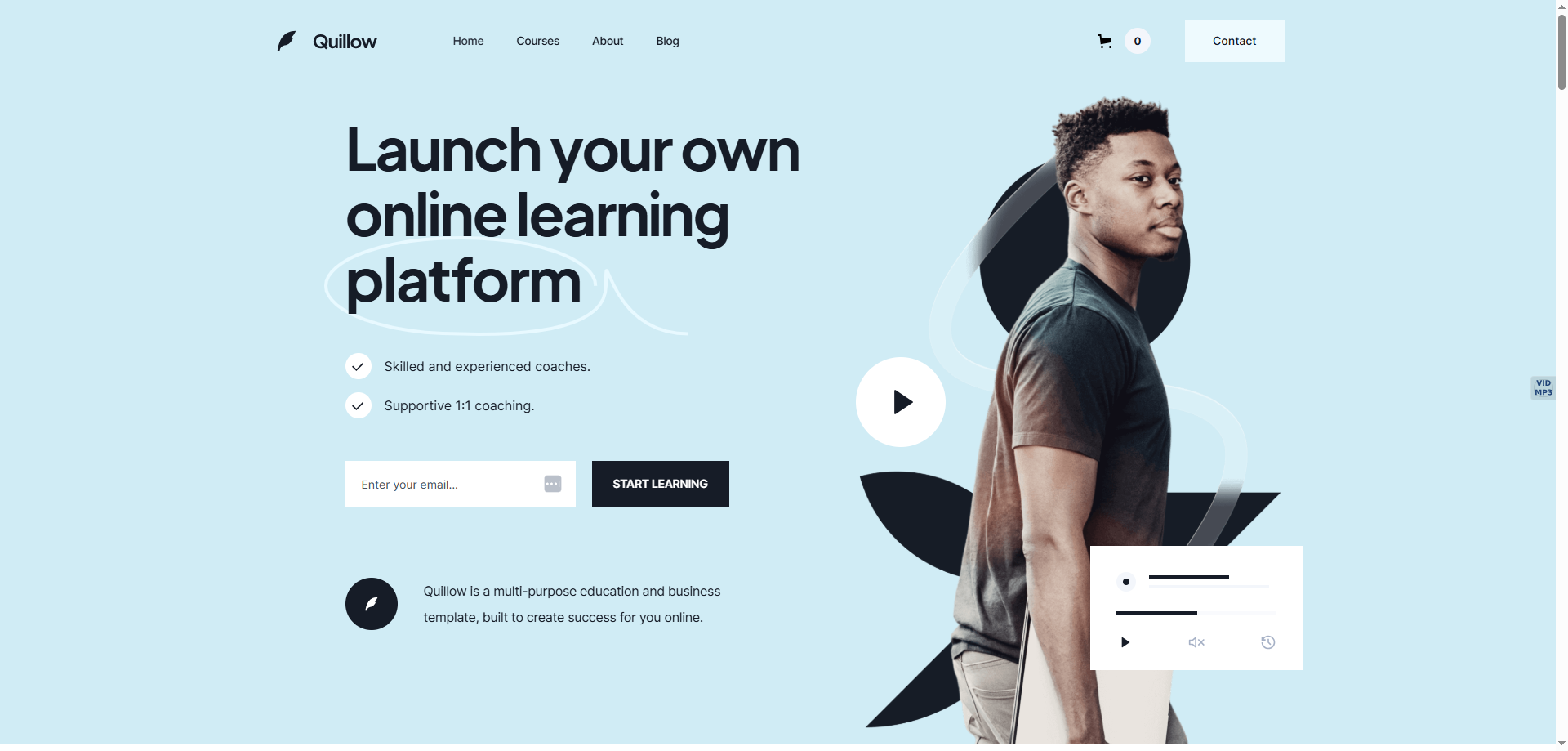 Quillow — Kurumsal Webflow örneği