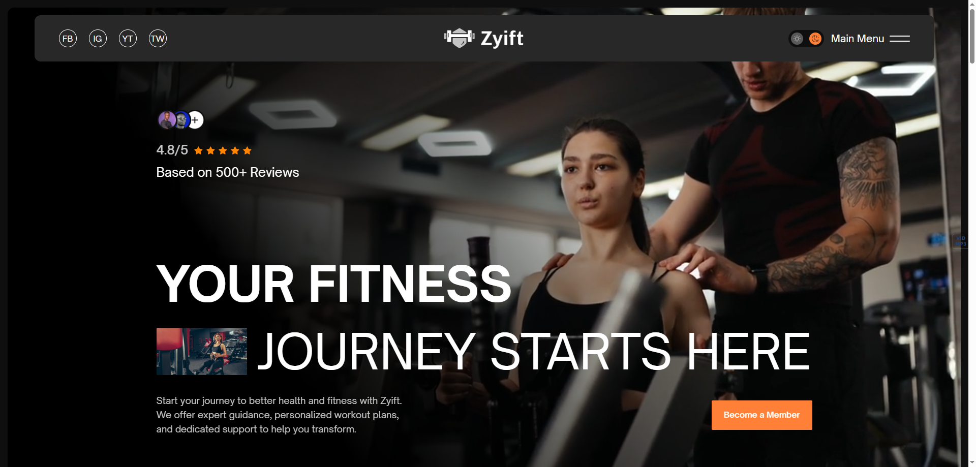 Zyift — Kurumsal Webflow örneği