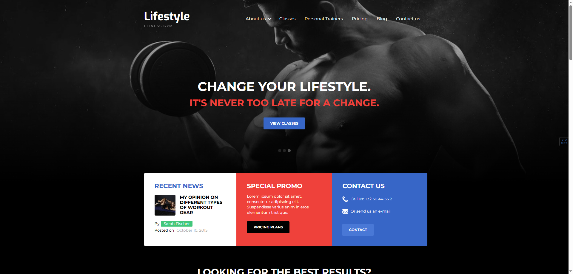 Lifestyle — Kurumsal Webflow örneği