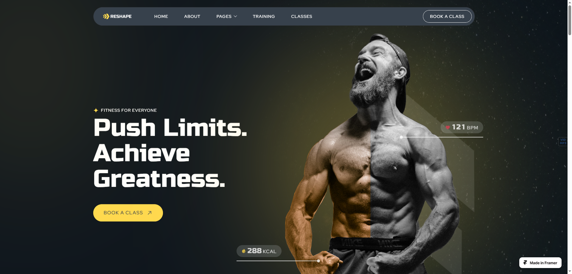 Reshape — Kurumsal Framer örneği