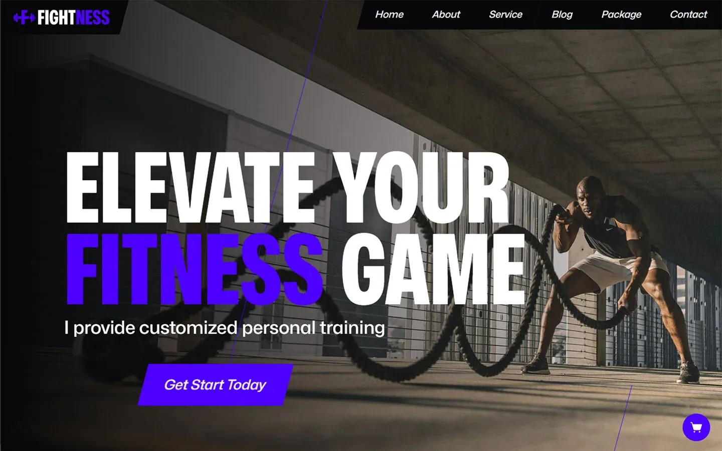 FIGHTNESS — Kişisel Webflow örneği