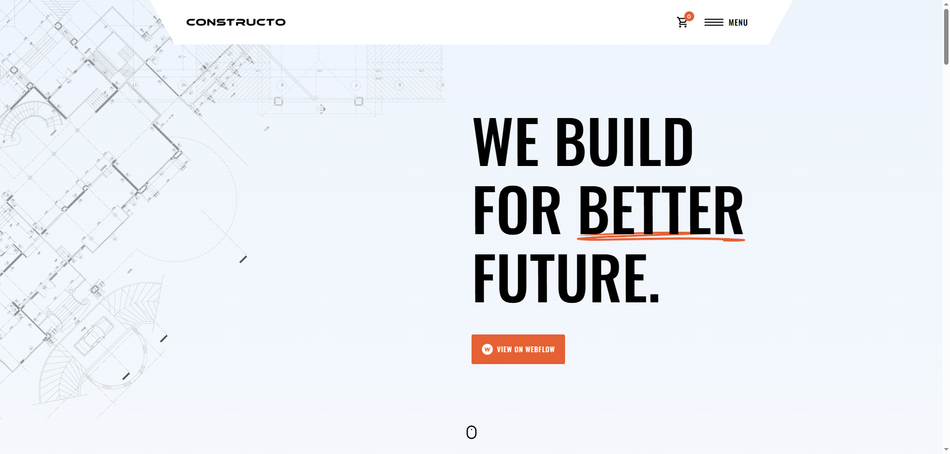 Constructo — İnşaat Webflow örneği
