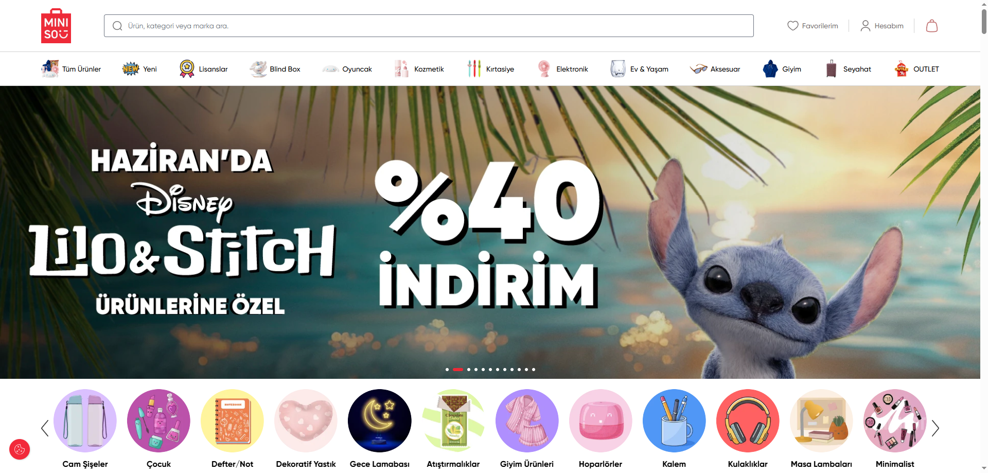 Miniso — E-ticaret İkas örneği