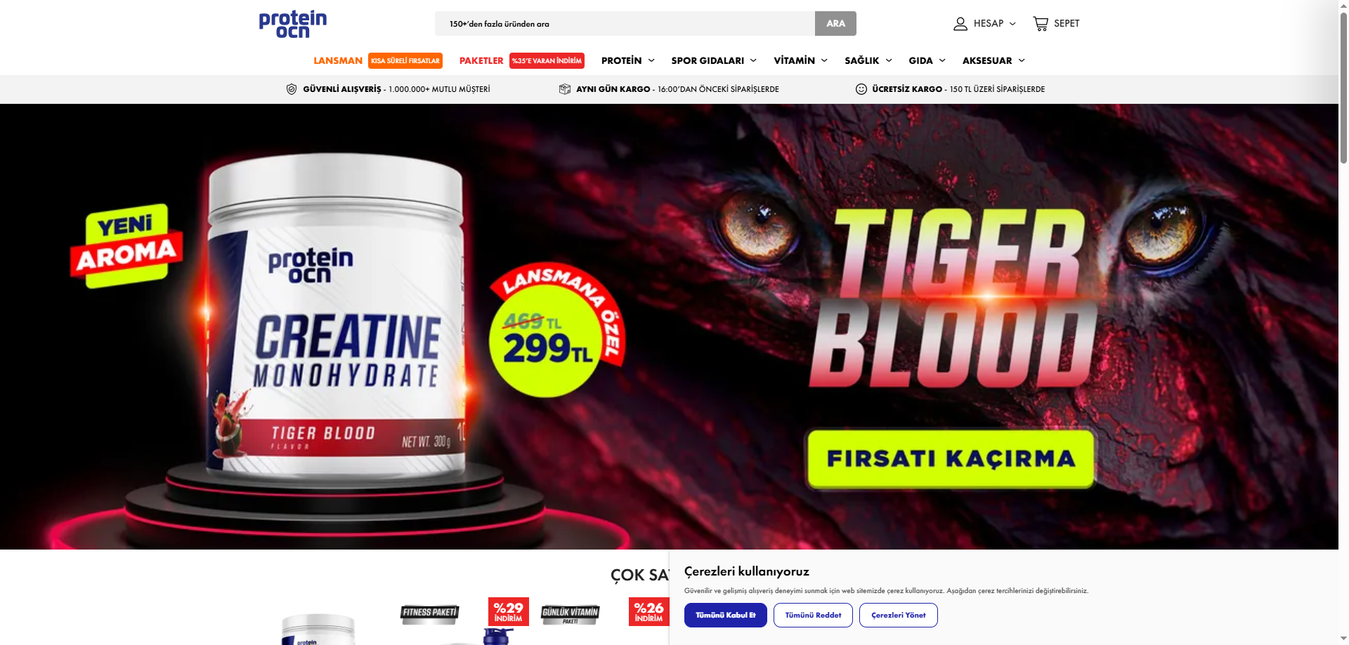 Protein Ocean — E-ticaret İkas örneği