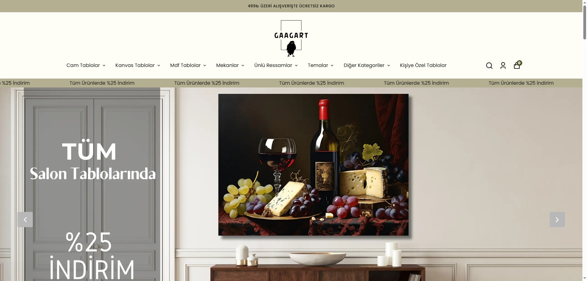 Gagart — E-ticaret İkas örneği