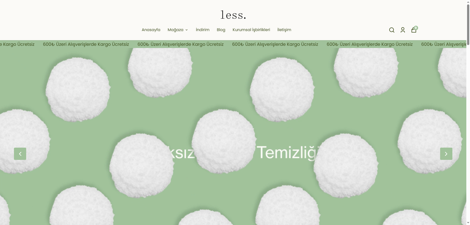 Less — E-ticaret İkas örneği