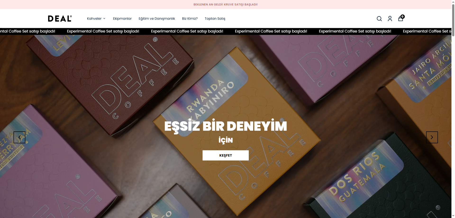Deal — Kahve İkas örneği