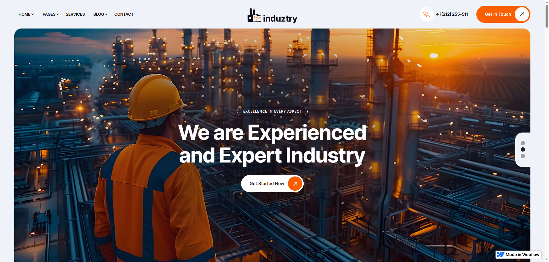Webflow web site tasarım Örnekleri ve Şablonları
