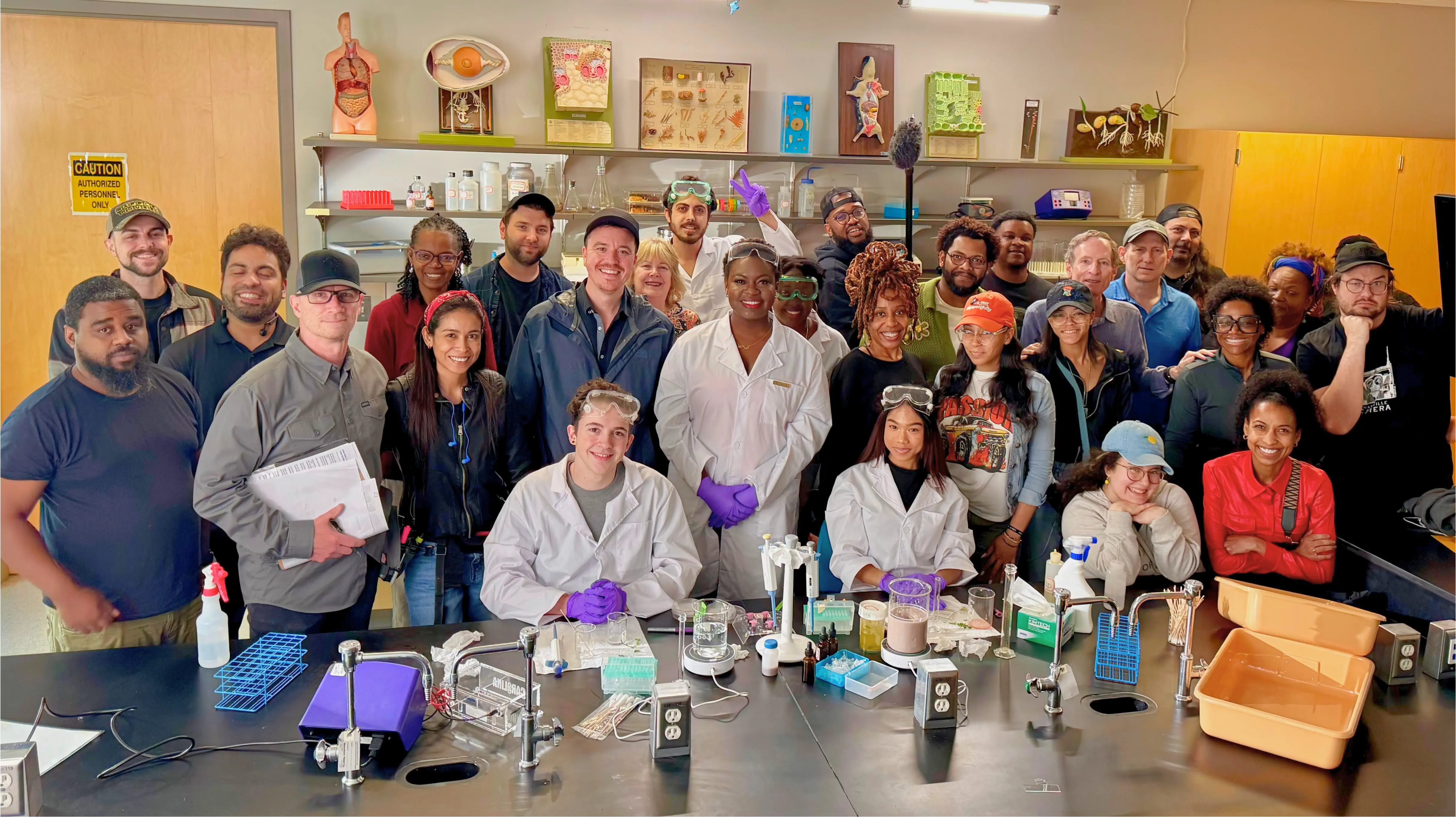 Post fair housing commercial with the whole crew.