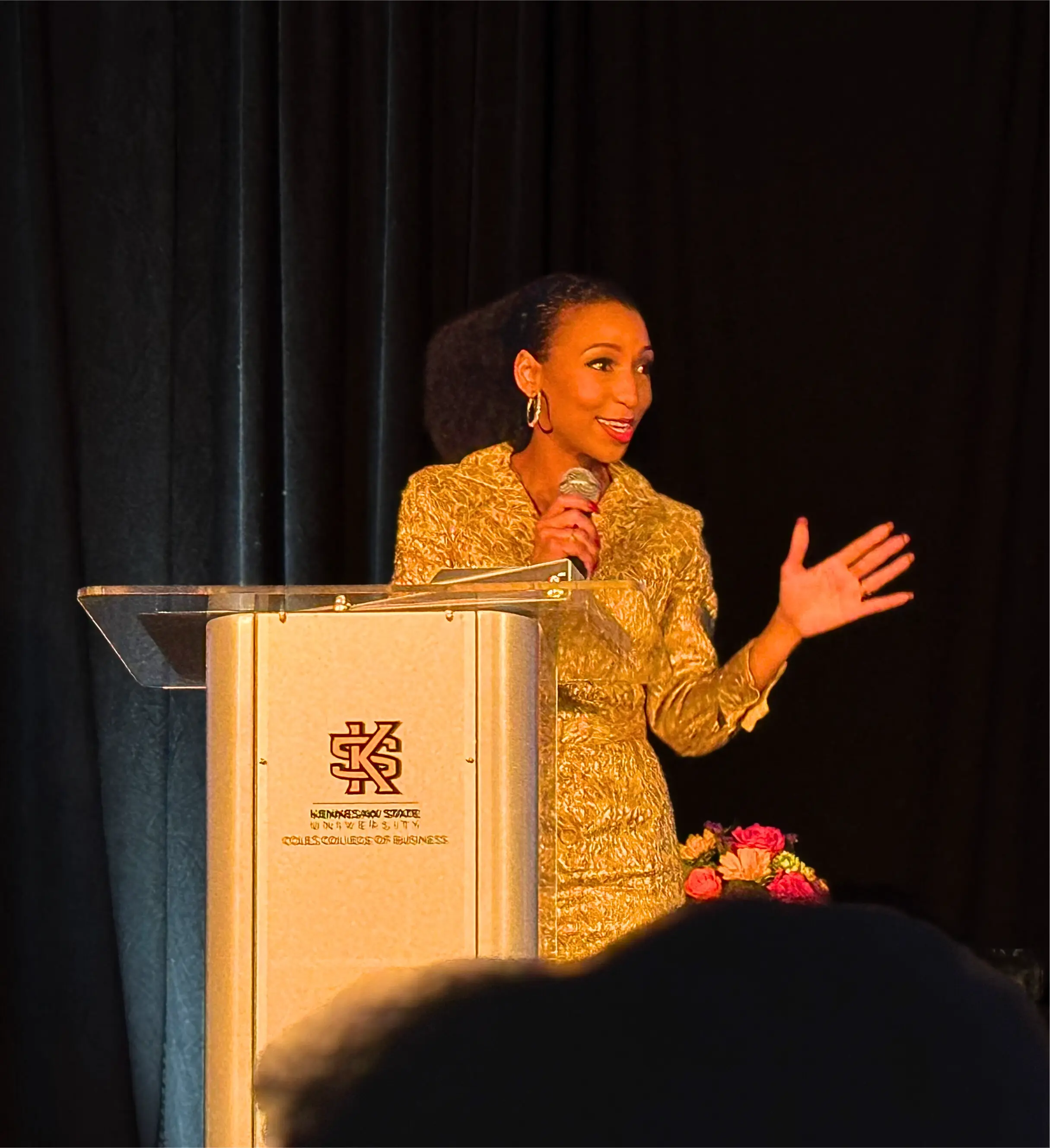 Hosting Kennesaw State University alumni awards event.