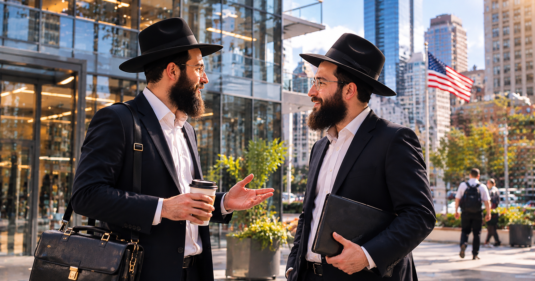 Orthodox Jewish professionals across different American cities