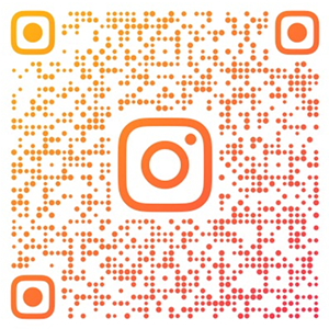 公式インスタグラムへアクセスするためのQRコード
