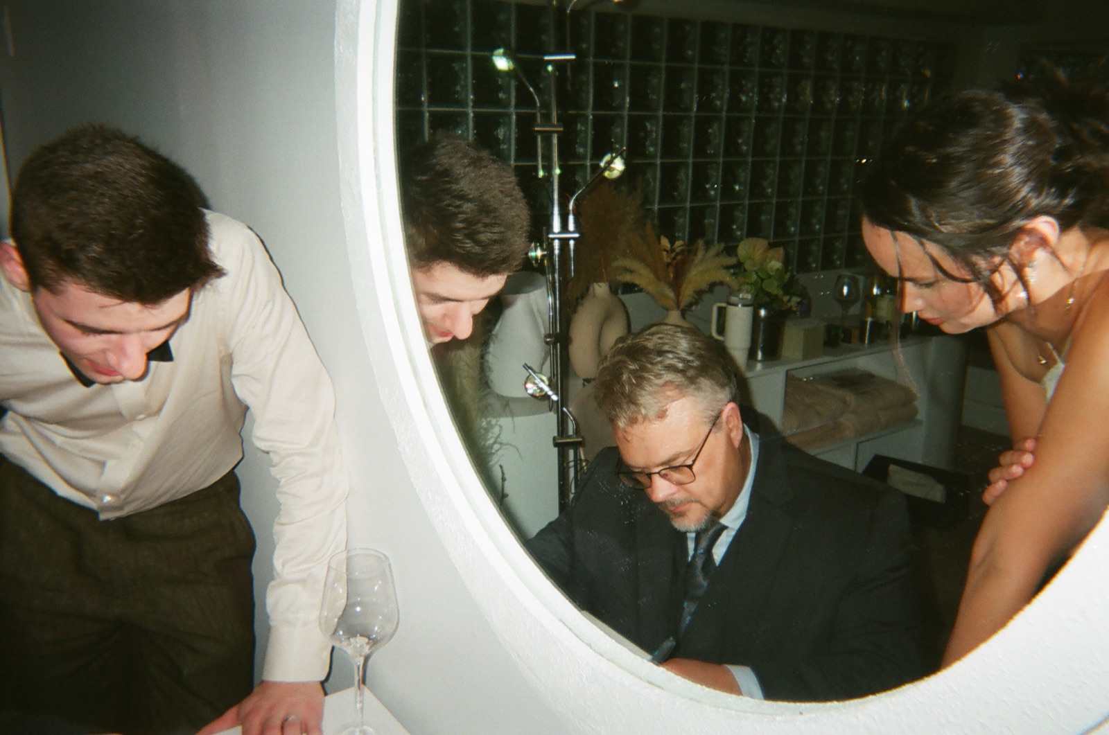 Disposable camera photo from Kate & Matt's wedding