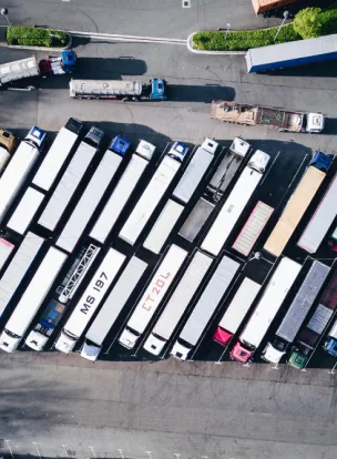 Parkin lot for trucks 