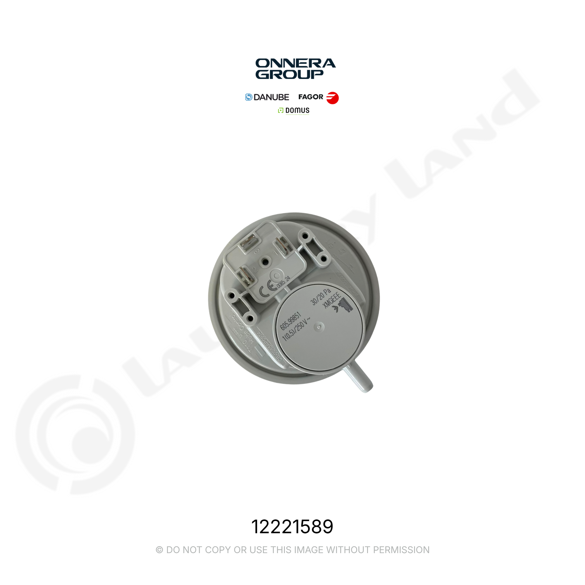 DIFFERENTIAL PRESSURE SWITCH (30-20 Pa)