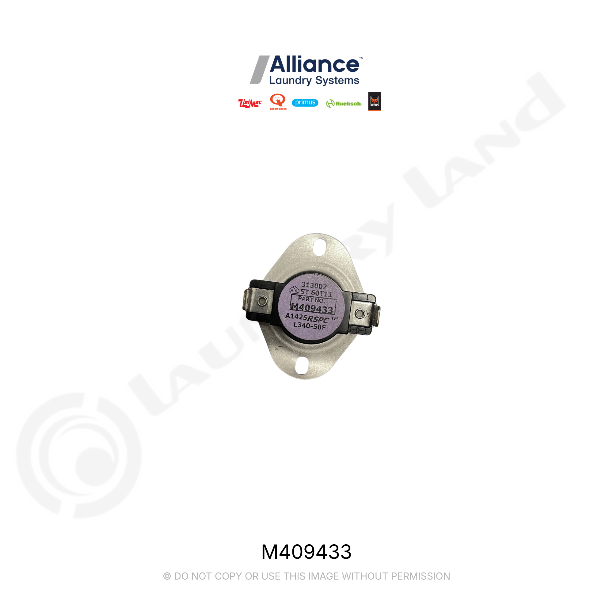 THERMOSTAT LIM 340F VIOLET