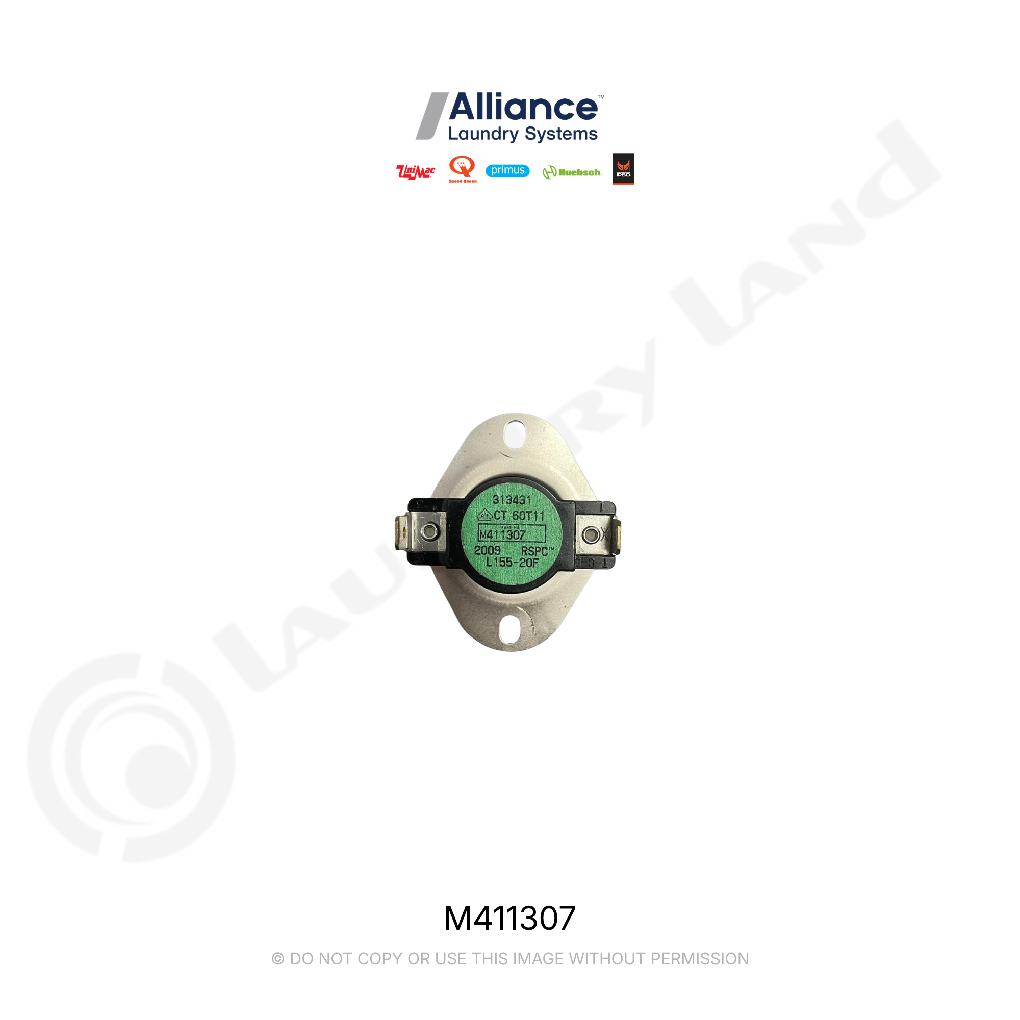 THERMOSTAT LIM 155F GREEN
