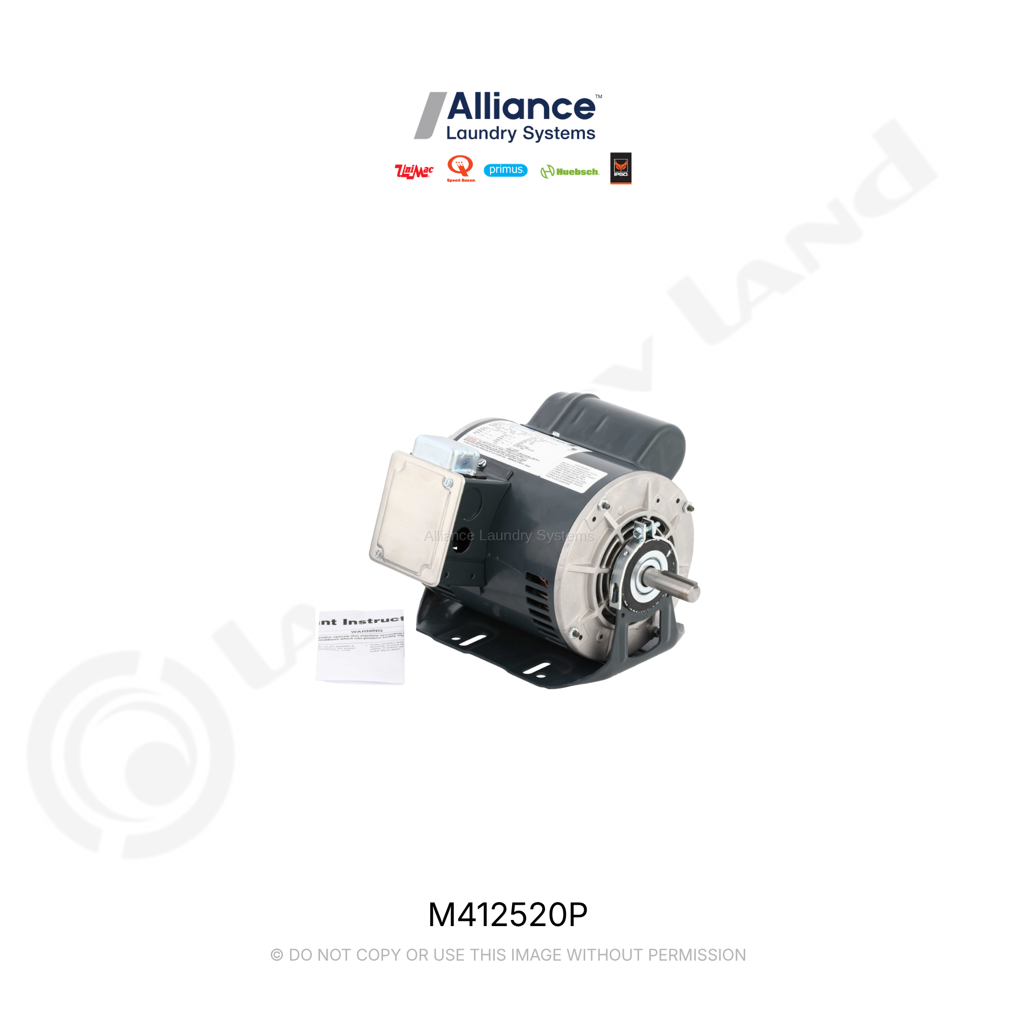 Dryer KIT MOTOR-REV 1/3HP 1PH