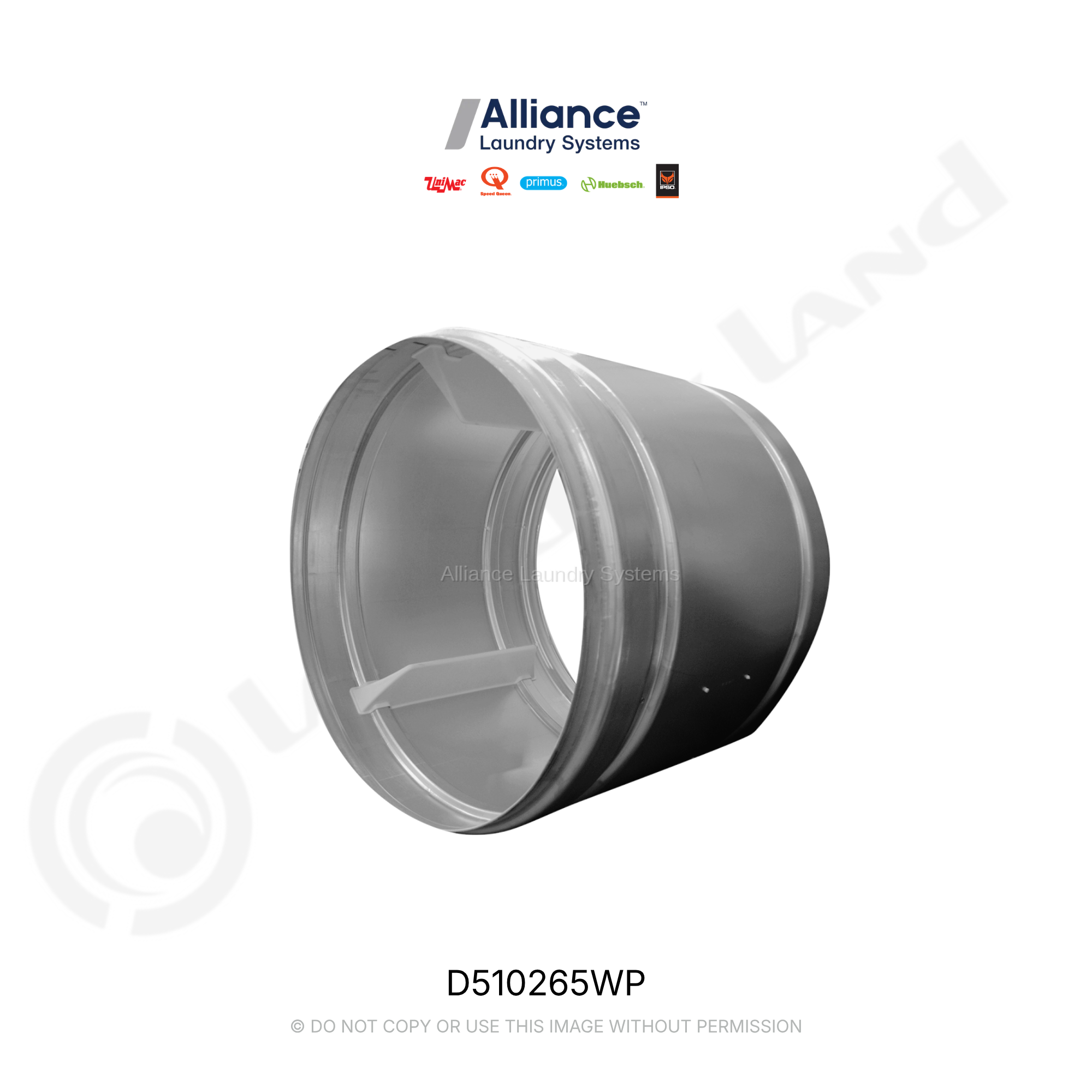 ASSY CYL DRYER-GALV-WHT BFLS, PKG