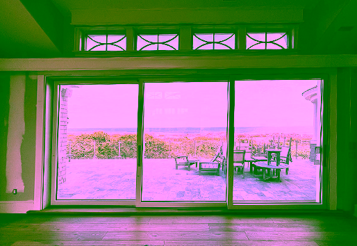 Coastal hardware and glass