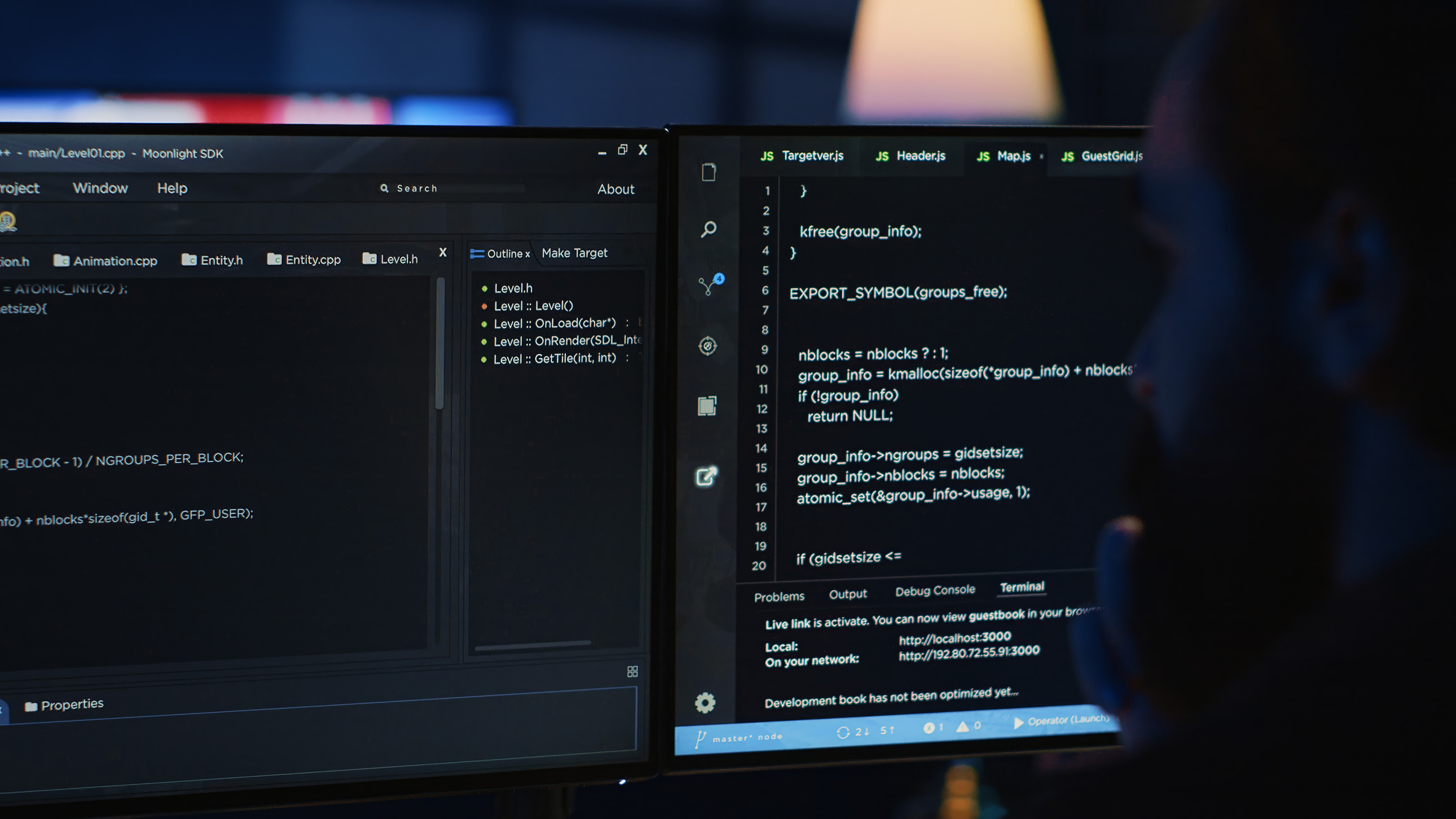 MDA showing web development services in doha