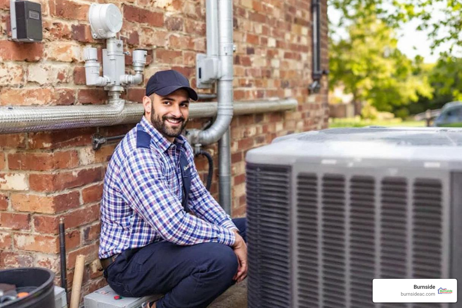 modern furnace in a home - furnace replacement home in frisco, tx