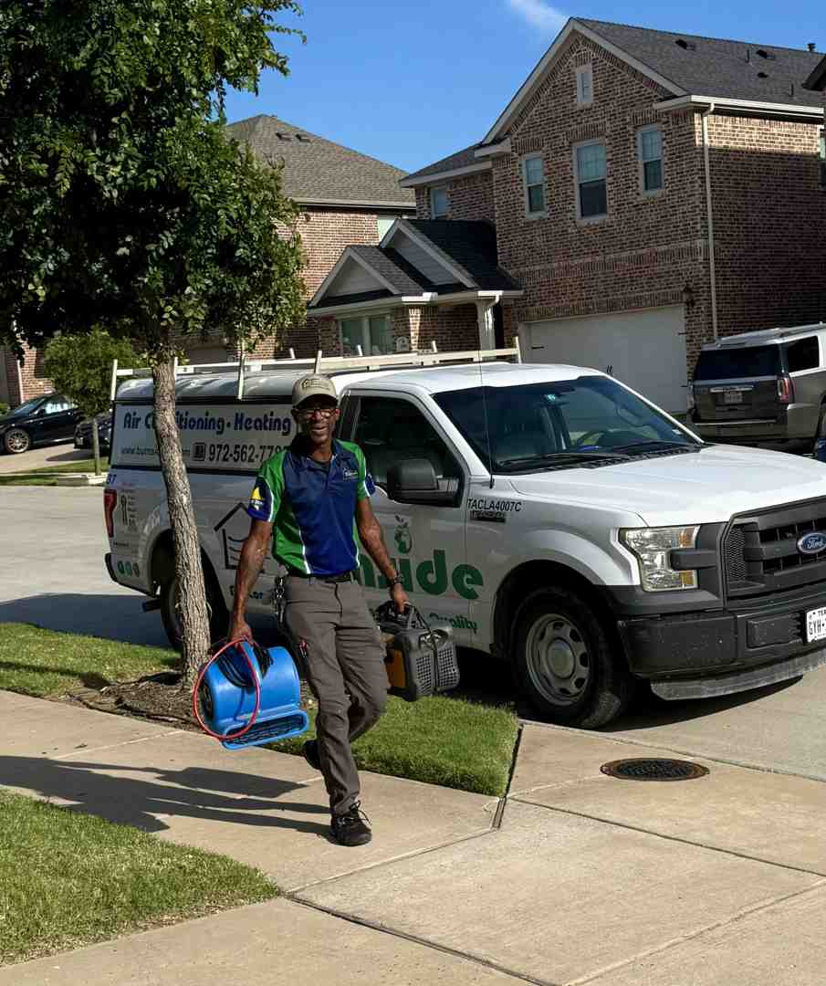 emergency HVAC repair contractors in Frisco TX family waiting for AC repair