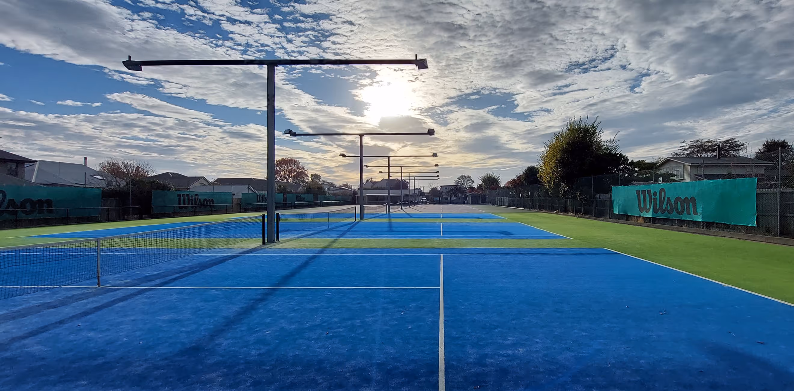 The Waimairi Tennis Club courts