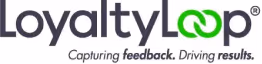 LoyaltyLoop logo with tagline capturing feedback and driving results.