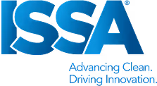 Blue ISSA logo with the tagline Advancing Clean, Driving Industry.