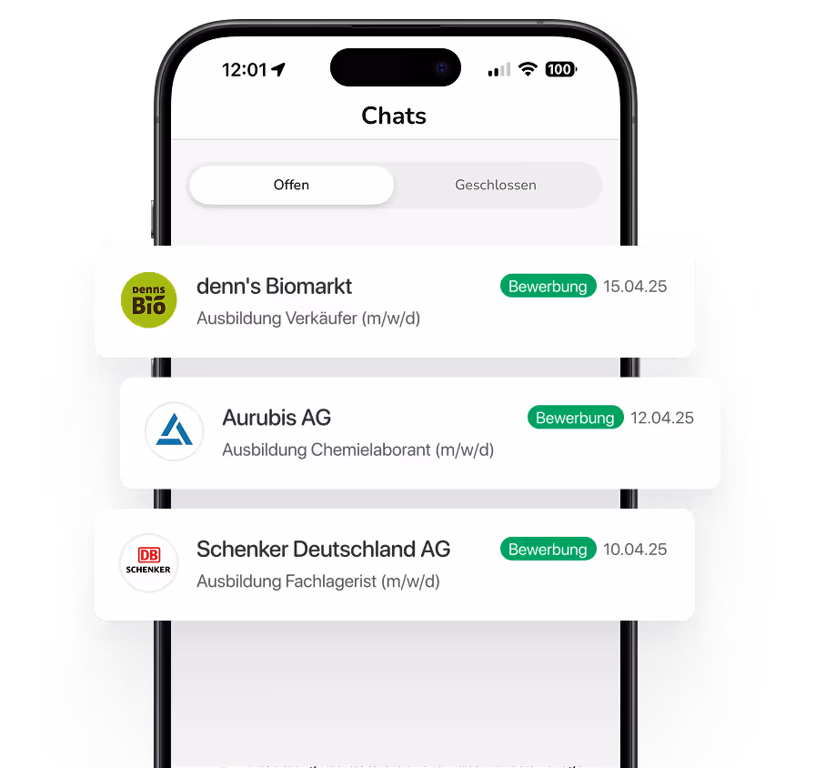 Jobflow In-App Kommunikation