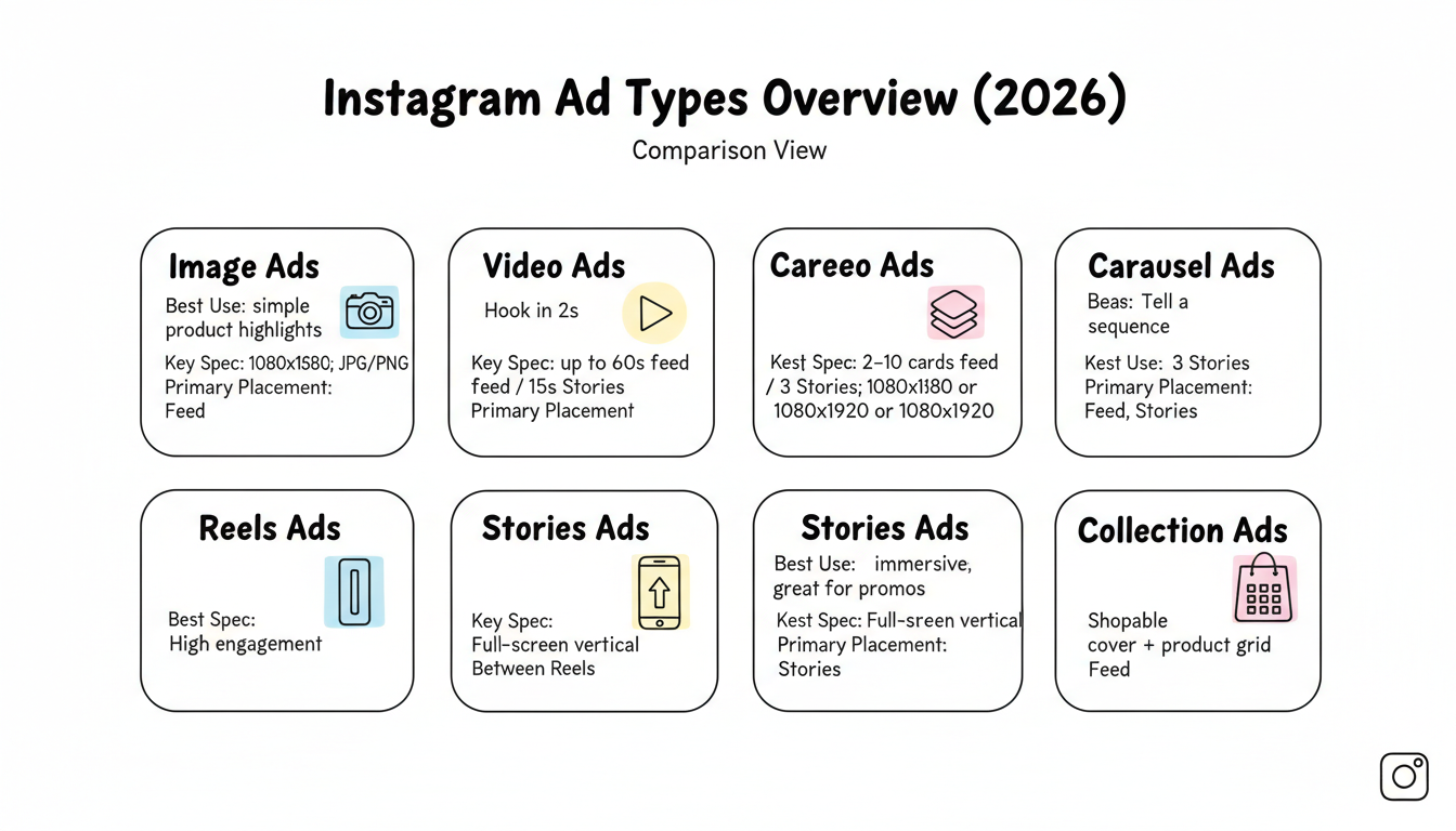 Instagram Ad Types Overview