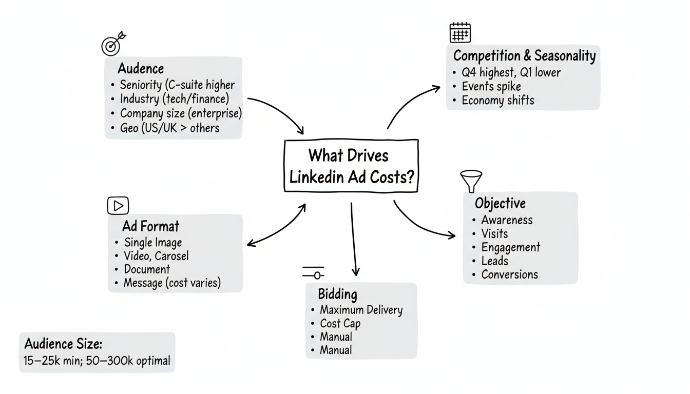 What Drives LinkedIn Ad Costs?