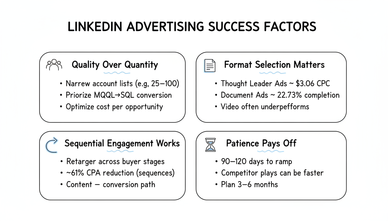 LinkedIn Advertising Success Factors