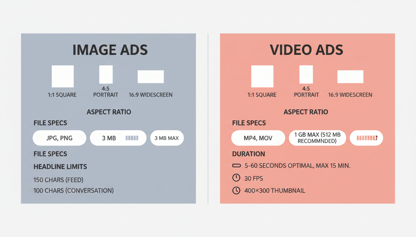 Image vs Video Ad Specs Comparison
