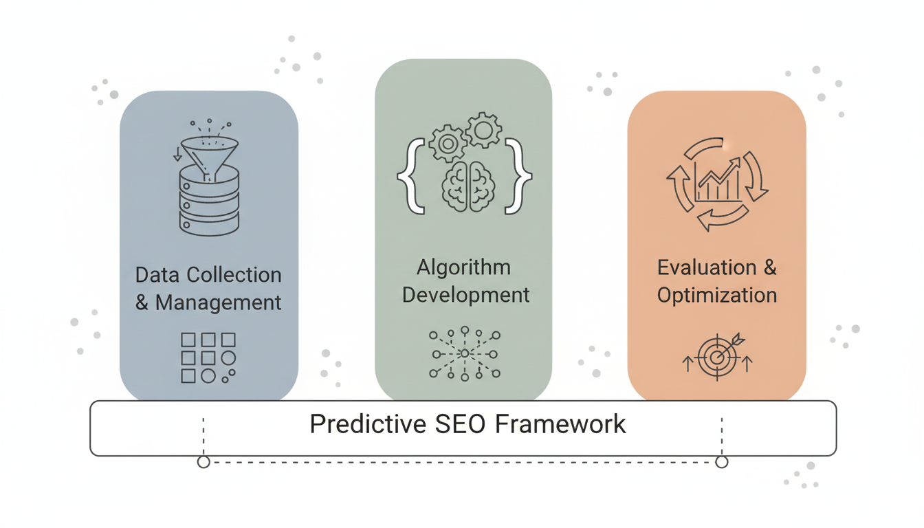 The Three Key Components of Predictive SEO: Data Collection & Management, Algorithm Development, and Evaluation & Optimization