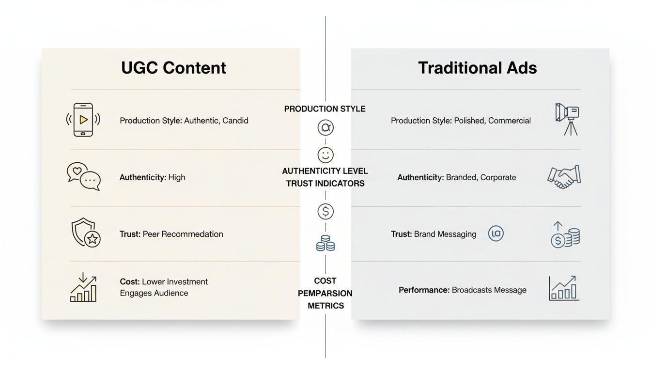UGC vs Traditional Ads Comparison